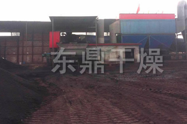 三期項目投入運行走進張家口市同盛物資商貿(mào)有限公司1200噸煤泥烘干機生產(chǎn)現(xiàn)場