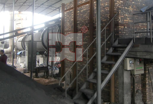 昭通鎮雄煤泥烘干機現場